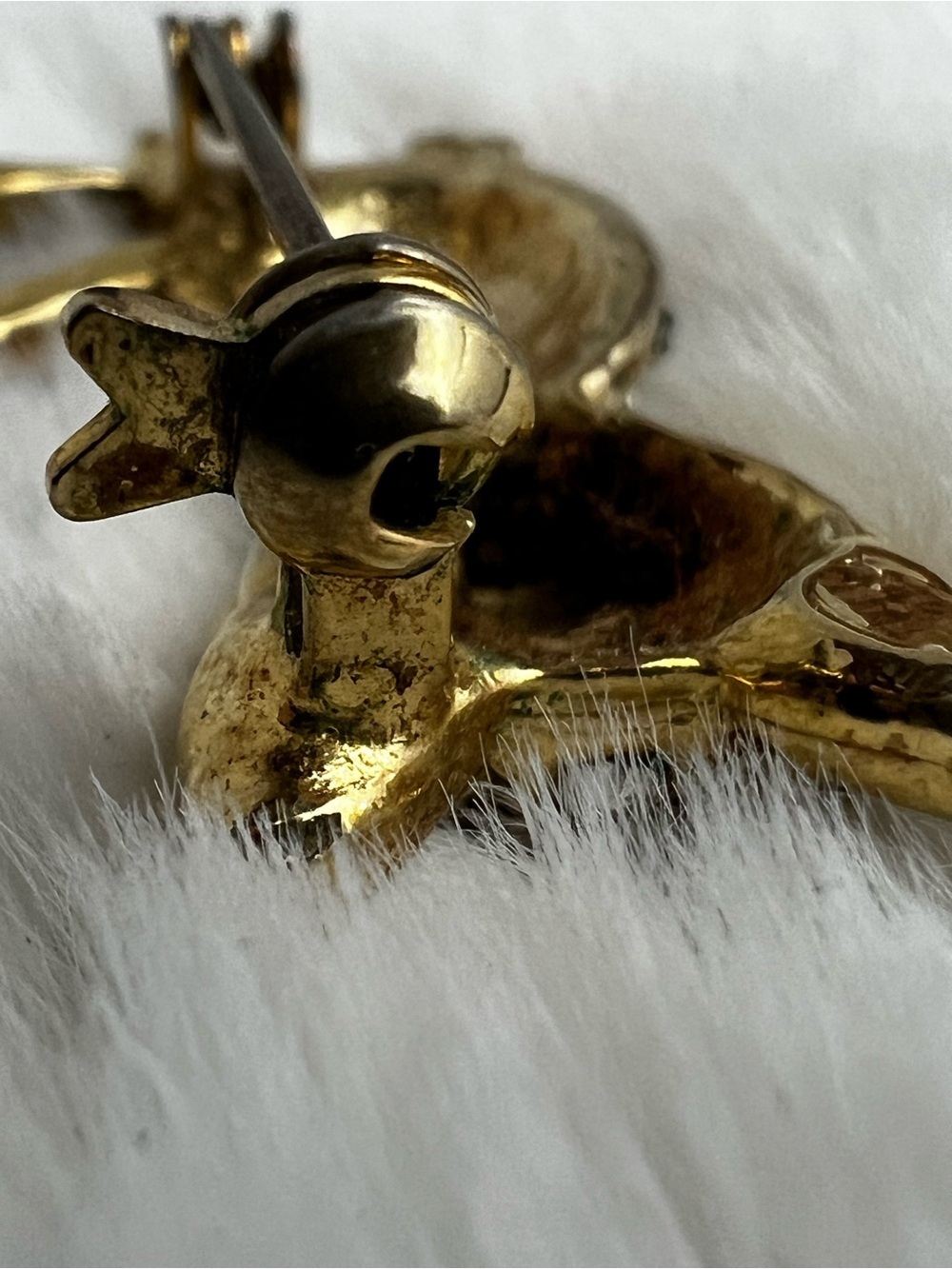 Vintage Sphinx Rhinestone Brooch - Picture 7 of 9
